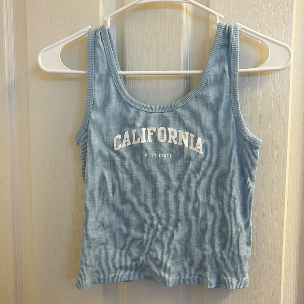 Light Blue California West Coast tank top